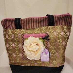 Goody Goody silk tote bag, new with tags